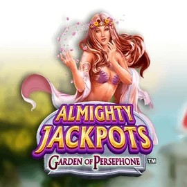 Almighty Jackpots: Garden of Persephone logo by Novomatic at Lucky Start Casino