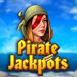 Pirate Jackpots slot logo by Belatra Games at Lucky Start Casino