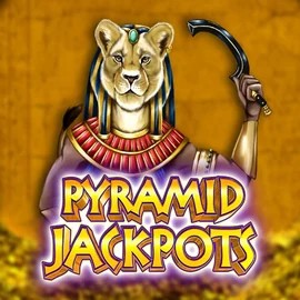 Pyramid Jackpots slot logo by King Show Games at Lucky Start Casino