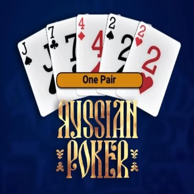 Russian Poker logo by OneTouch Games at Lucky Start Casino