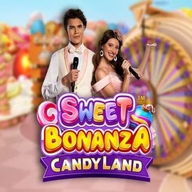Sweet Bonanza Candy Land Live slot logo by Pragmatic Play at Lucky Start Casino