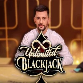 Unlimited Blackjack game by Ezugi – logo hosted on Lucky Start Casino